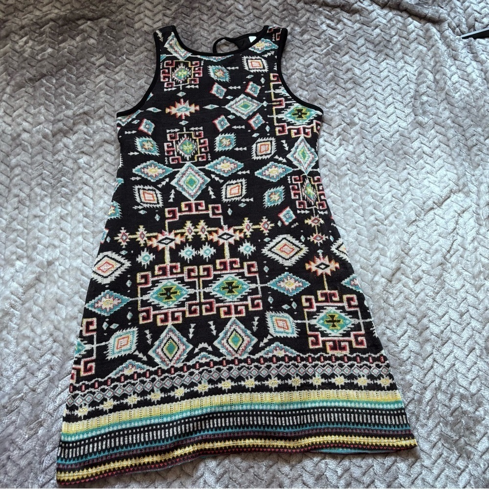 ⭐️⭐️⭐️Xhilaration Aztec Southwest Sleeveless Knit Dress size Medium